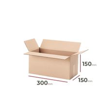 Kartónová krabica, 300x150x150mm, 3VVL (25 ks)