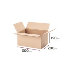 Kartónová krabica, 300x200x150mm, 3VVL (25 ks)