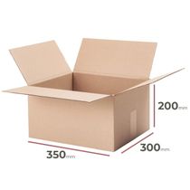 Kartónová krabica, 350x300x200mm, 3VVL (25 ks)