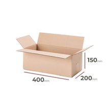 Kartónová krabica, 400x200x150mm, 3VVL (25 ks)