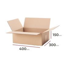 Kartónová krabica, 400x300x150mm, 3VVL (25 ks)