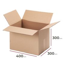 Kartónová krabica, 400x300x300mm, 3VVL (25 ks)