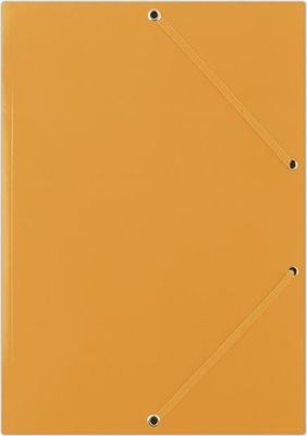 Kartónový obal lesklý s gumičkou DONAU oranžový