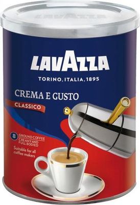 Káva LAVAZZA Crema e Gusto mletá 250 g v dóze