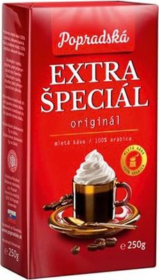 Káva popradská extra špeciál mletá 250 g BOP