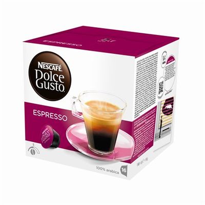 Kávové kapsule, 16 ks,  NESCAFÉ "Dolce Gusto Espresso"