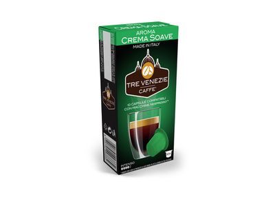 Kávové kapsule Tre Venezie CREMA SOAVE 10x pre NESPRESSO