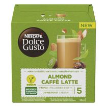 Kávové kapsuly, 12 ks, vegan, NESCAFÉ "Dolce Gusto Almond Caffé Latte"