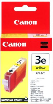 kazeta CANON BCI-3eY yellow BJC 3000/6000, S400/500/600, i550/i850