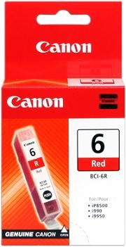 kazeta CANON BCI-6R red PIXMA iP6000D/8500, i9950