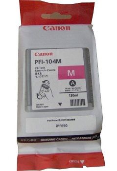 kazeta CANON PFI-104M magenta iPF 650/655/750/755/760/765