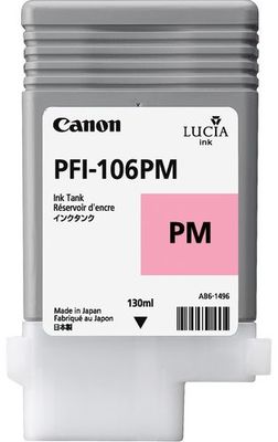 kazeta CANON PFI-106PM Photo Magenta pre iPF 6300/6300s/6350/6400/6400s/6450 (130ml)