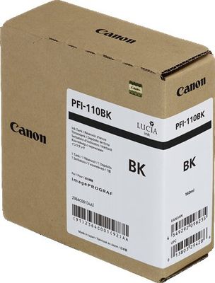 kazeta CANON PFI-110BK black TX-2000/3000/4000 (160ml)