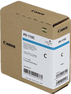 kazeta CANON PFI-110C cyan TX-2000/3000/4000 (160ml)