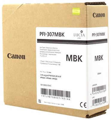 kazeta CANON PFI-307MBK matte black iPF 830/840/850 (330ml)
