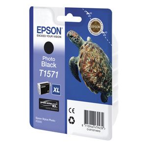 kazeta EPSON photo-black, with pigment ink EPSON UltraChrome K3, series Turtle-Size XL, in blister pack RS