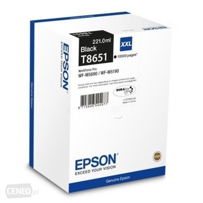 Cartridge Epson T8651 (C13T865140) black - originál (10.000 str)