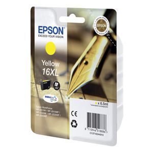 kazeta EPSON WF2520/2530/2540/2750 T163 Yellow XL 16 (450 str)
