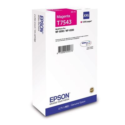 Cartridge EPSON T7543 (C13T754340) magenta XXL - originál (7.000 str)