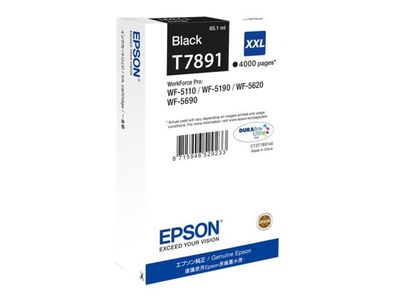 Cartridge Epson T7891 (C13T789140) black XXL (4.000 strán) - originál