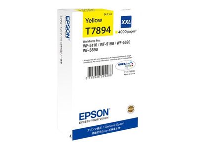 Cartridge Epson T7894 (C13T789440) yellow XXL (4.000 strán) - originál