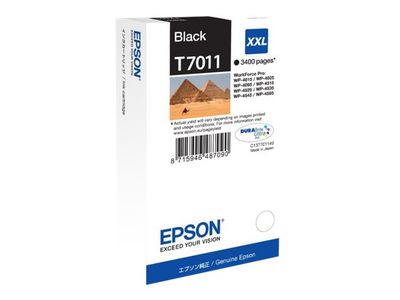 Cartridge EPSON T7011 XXL (C13T70114010) black - originál (3 400 str.)