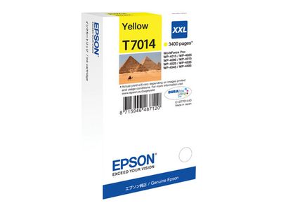 Cartridge EPSON T7014 XXL (C13T70144010) yellow - originál (3 400 str.)
