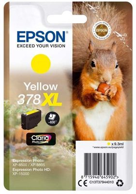 kazeta EPSON XP-1500 378XL yellow (830str.)
