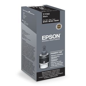 Cartridge Epson T7741 black - originál, 140 ml (8.000 str.)
