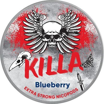 Killa Nikotinové sáčky Blueberry 16 mg/g 20 sáčků