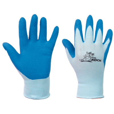 KIXX CHUNKY rukavice nylon. latex. dlaň, modrá