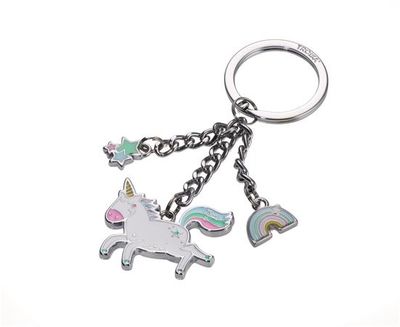 Kľúčenka, s 3 charm ozdobami, TROIKA "Happy Unicorn"