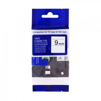 Kompatibilná páska BROTHER TZ221 čierne písmo, biela páska Tape (9mm)