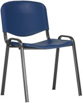 Konferenčná stolička "TAURUS PN, plastová, modrá