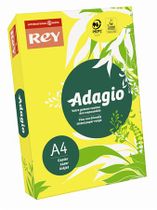 Kopírovací papier, farebný, A4, 160 g, REY "Adagio", intenzívny žltý