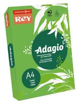 Kopírovací papier, farebný, A4, 80 g, REY "Adagio", intenzívny zelený