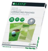 Laminovacia fólia, 80 mikr.,  A5, lesklá, UDT technológia, LEITZ "iLam"