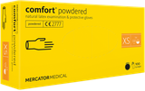 Latexové rukavice MERCATOR comfort® powdered - (100 ks/bal)