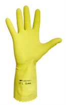 Latexové rukavice, žlté, veľkosť: 8