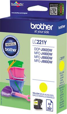 LC221Y BROTHER DCPJ/MFCJ Tinte yellow