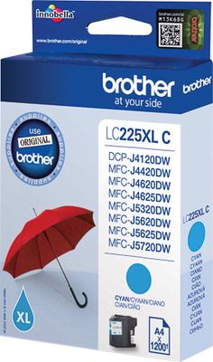 LC225XLC BROTHER DCPJ/MFCJ Tinte cyan HC