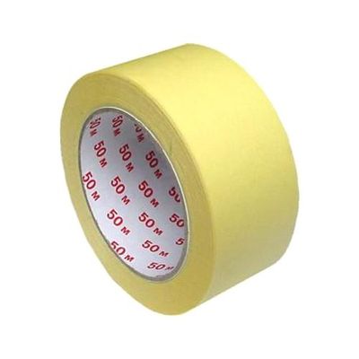 Lepiaca páska krepová 50 mm x 50 m, žltá