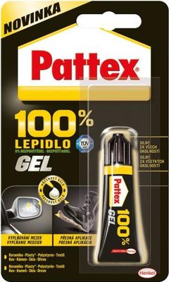 Lepidlo Pattex 100% gél 8g