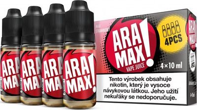 Liquid ARAMAX Max Strawberry 4x10ml 12mg