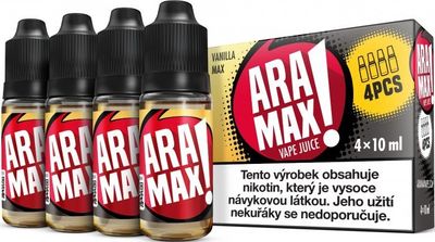 Liquid ARAMAX Max Vanilla 4x10ml 12mg