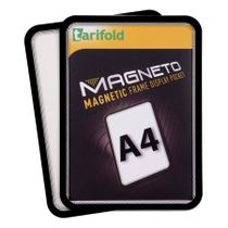 Magnetické vrecko, magnetická zadná strana, A4, TARIFOLD "Magneto", čierne