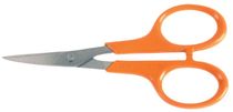 Manikúrové nožnice, 10 cm, zahnuté, FISKARS "Classic", oranžové