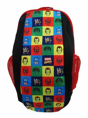 Marvel Comic Kids Batoh Školská taška Cool Design Farebné tváre