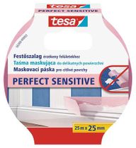 Maskovacia páska, na citlivé povrchy, 25 mm x 25 m, TESA "Perfect Sensitive"