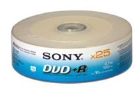 Média DVD+R SONY DPR-120; 4.7GB; 16x; 25ks pack